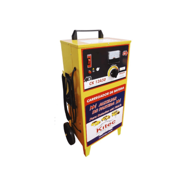 Carregador de Bateria CK12A50 - Rápido e Lento, 50A - 12V, Bivolt