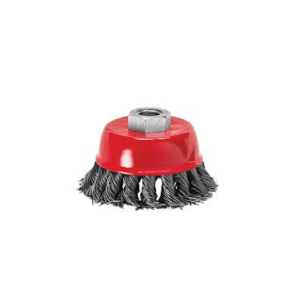Escova de Aço Carbono Tipo Copo 150mm M14 MTX