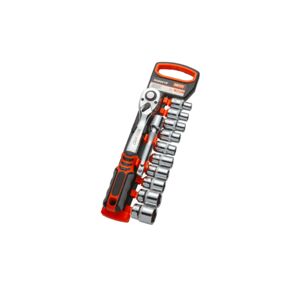 Jogo de Soquetes Sextavados 1/2″ com 12 Peças