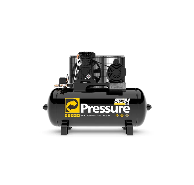 Compressor 100L Storm 300 – Potência e Robustez para Profissionais